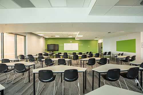 refurbished space. A classroom for hire