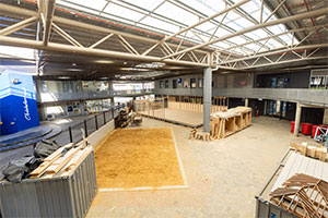 Outdoor learning area in Frankston campus