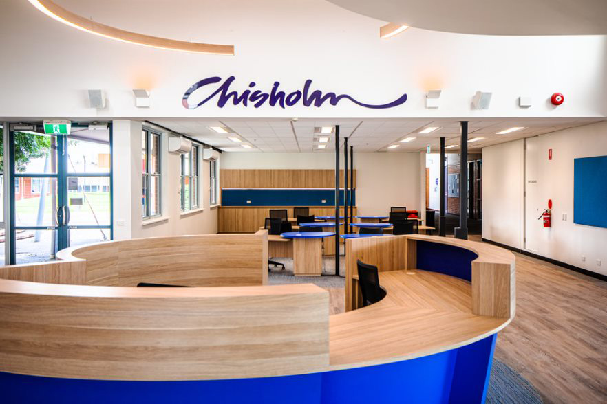 Berwick Building A. Image showing renovated reception area